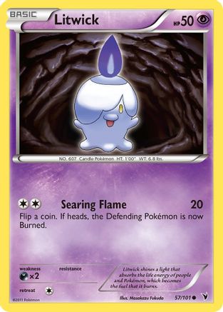 Litwick (57)  - Noble Victories Reverse Holofoil