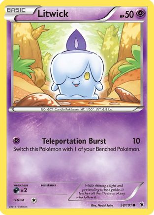 Litwick (58)  - Noble Victories Reverse Holofoil
