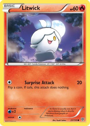 Litwick (21/135) - Plasma Storm  - Common