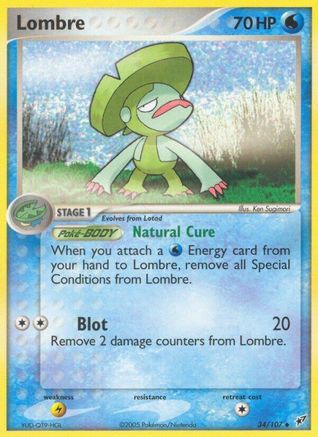 Lombre 34/107 - Deoxys Reverse Holofoil