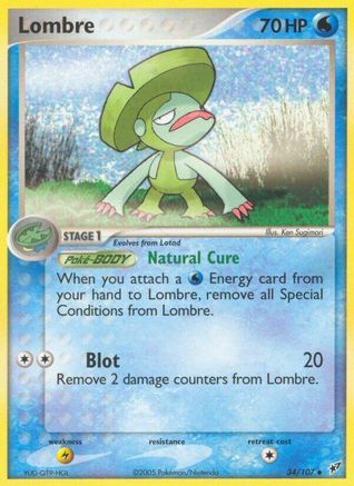 Lombre 034/107 - Deoxys Normal - Uncommon