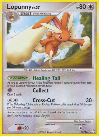 Lopunny (33/146) - Legends Awakened Reverse Holofoil - Rare