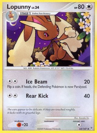 Lopunny 63/147 - Supreme Victors Reverse Holofoil