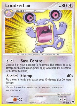 Loudred (44/106) - Great Encounters  - Uncommon