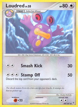 Loudred (64/147) - Supreme Victors Reverse Holofoil - Uncommon
