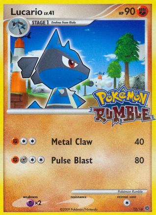 Lucario 12/16 - Pokmon Rumble