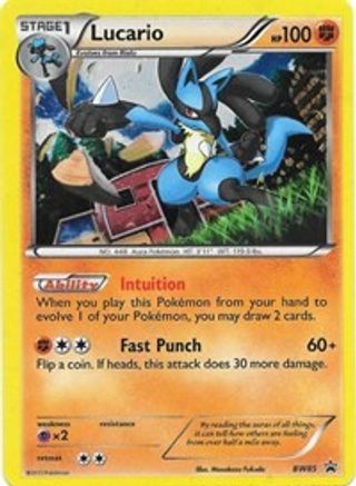 Lucario BW85 - Black and White Promos Holofoil - Holo Rare