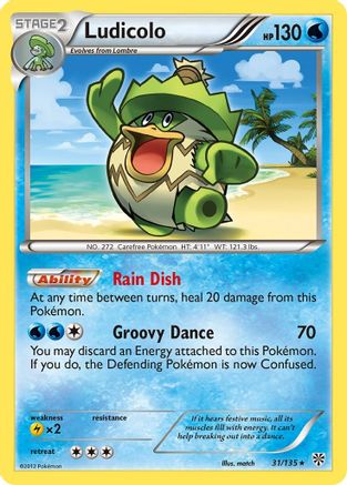 Ludicolo (31/135) - Plasma Storm  - Rare