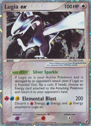 Lugia ex 105 - Unseen Forces Holofoil - Ultra Rare