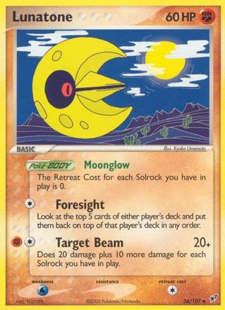 Lunatone 036 - Deoxys Normal - Uncommon