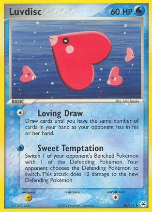 Luvdisc 40/101 - Hidden Legends Reverse Holofoil