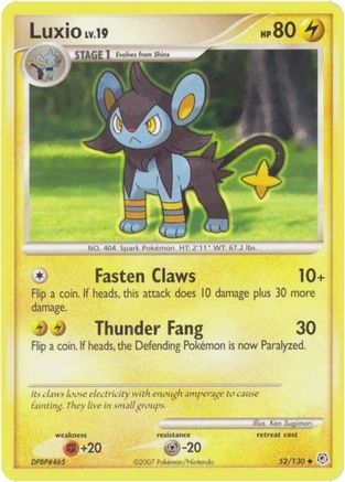 Luxio 052/130 - Diamond and Pearl Normal - Uncommon