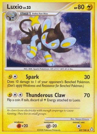 Luxio (62/146) - Legends Awakened  - Uncommon