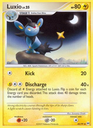 Luxio - 043/99 - Arceus Reverse Holofoil