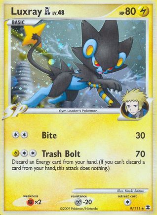 Luxray GL - 009/111 - Rising Rivals Holofoil