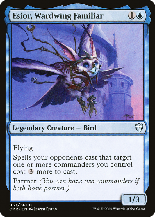 Esior, Wardwing Familiar (CMR-067) - Commander Legends Foil