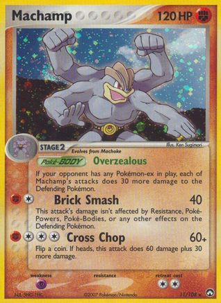 Machamp 011/108 - Power Keepers Holofoil - Holo Rare