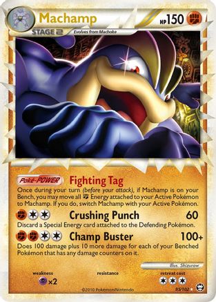 Machamp (Prime) (95/102) - Triumphant Holofoil - Ultra Rare