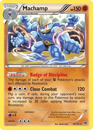 Machamp (49/101) - Plasma Blast Reverse Holofoil - Holo Rare