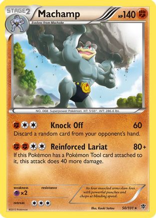 Machamp (50/101) - Plasma Blast Reverse Holofoil - Rare