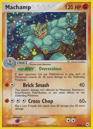 Machamp 009 - Hidden Legends Holofoil - Holo Rare