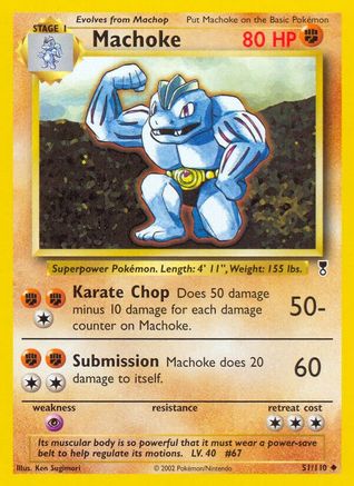 Machoke 51/110 - Legendary Collection Reverse Holofoil