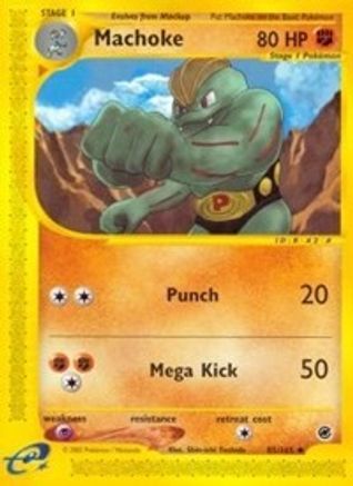 Machoke 85/165 - Expedition Base Set Reverse Holofoil