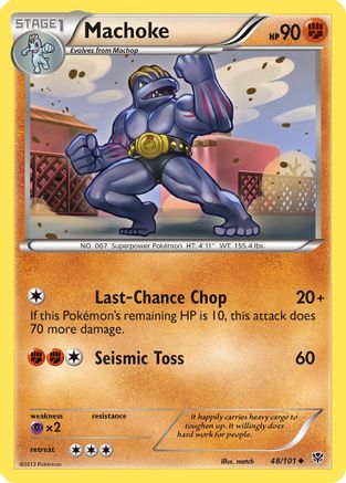 Machoke (48/101) - Plasma Blast  - Uncommon