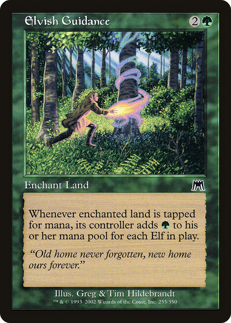 Elvish Guidance (ONS-255) - Onslaught Foil