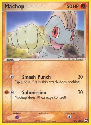 Machop - 053/108 - Power Keepers Normal