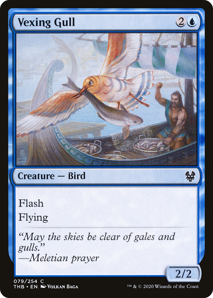 Vexing Gull (THB-079) - Theros Beyond Death Foil