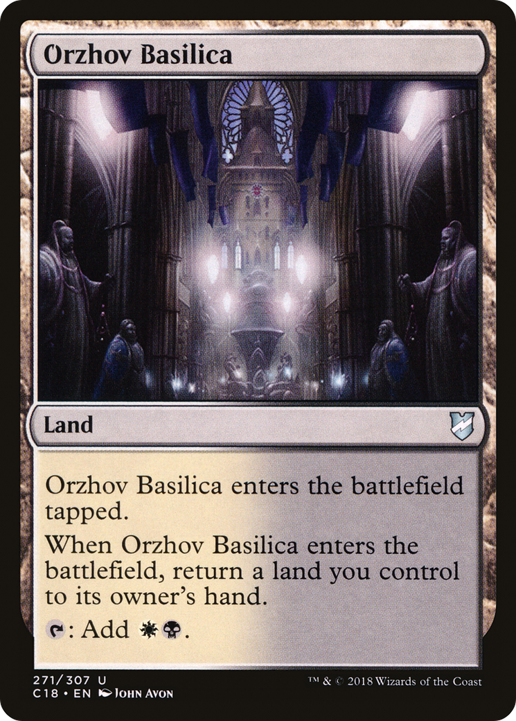 Orzhov Basilica (C18-271) - Commander 2018