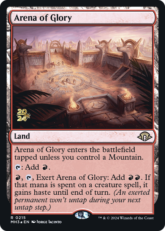 Arena of Glory (PRE-215) - Modern Horizons 3 Promos (Prerelease) Foil