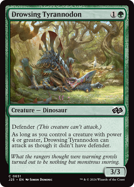 Drowsing Tyrannodon (J25-651) - Foundations Jumpstart