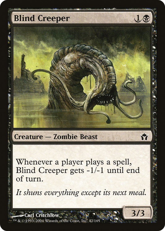 Blind Creeper (5DN-042) - Fifth Dawn Foil