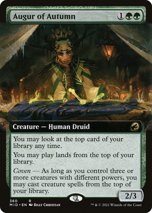 Augur of Autumn (MID-360) - Innistrad: Midnight Hunt: (Extended Art) Foil