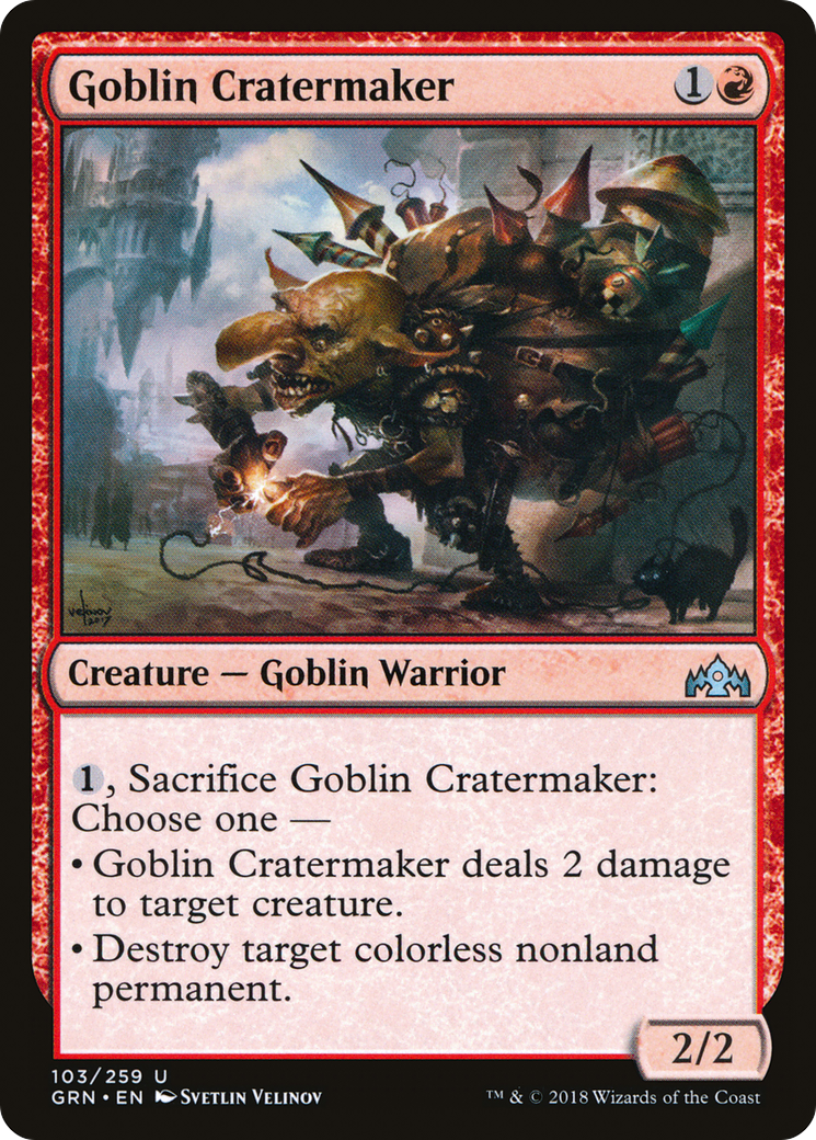 Goblin Cratermaker (GRN-103) - Guilds of Ravnica Foil