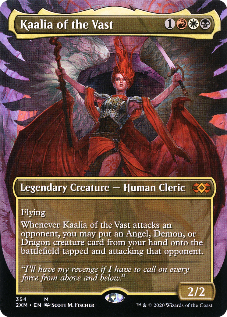 Kaalia of the Vast (2XM-354) - Double Masters (Borderless) Foil