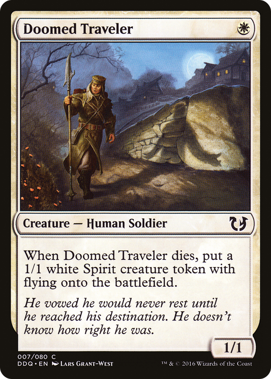 Doomed Traveler (DDQ-007) - Duel Decks: Blessed vs. Cursed