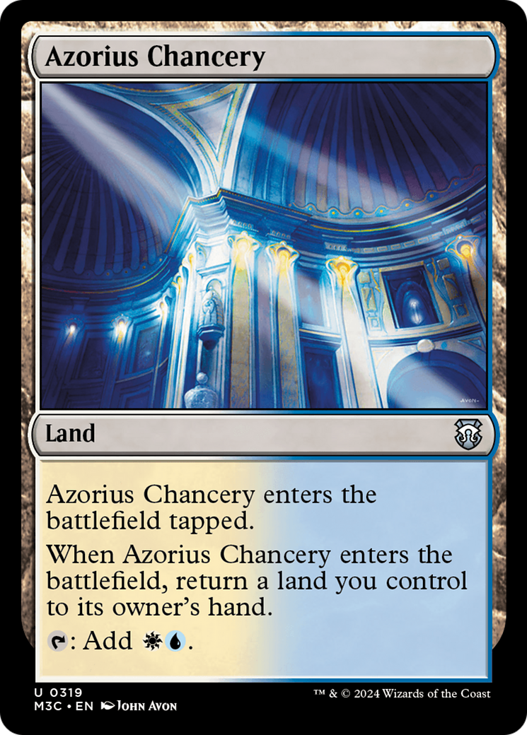 Azorius Chancery (M3C-319) - Modern Horizons 3 Commander