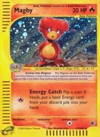 Magby (17) 017 - Expedition Reverse Holofoil - Holo Rare
