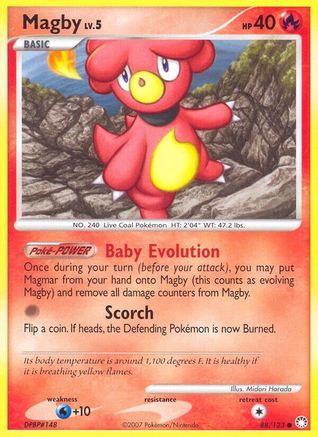 Magby (88/123) - Mysterious Treasures  - Common