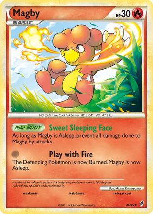 Magby (46/95) - Call of Legends Reverse Holofoil - Uncommon