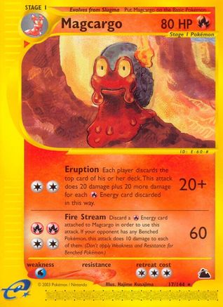 Magcargo (17) 017 - Skyridge Normal - Rare