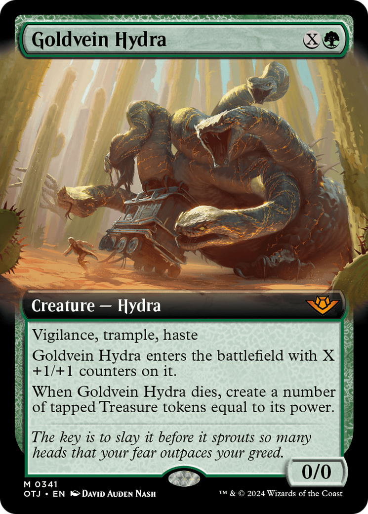 Goldvein Hydra (OTJ-341) - Outlaws of Thunder Junction: (Extended Art)