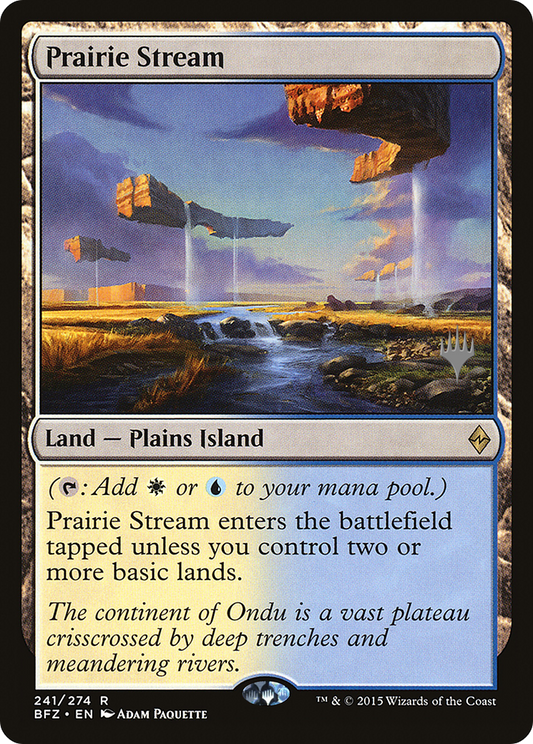 Prairie Stream (PPKHM-241P) - Battle for Zendikar Promos (Promo Pack) Foil
