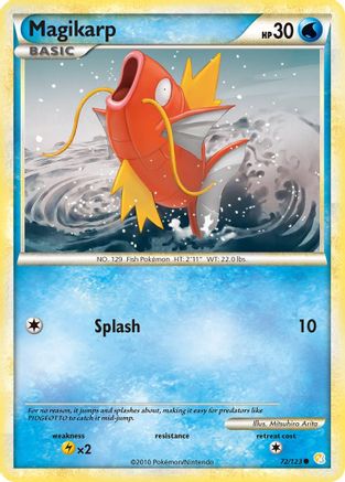 Magikarp 072 - HeartGold SoulSilver Normal - Common