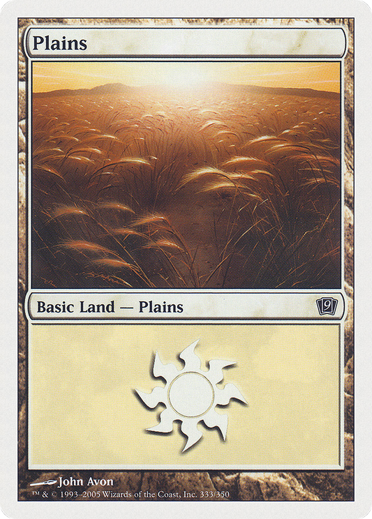 Plains (9ED-333) - Ninth Edition