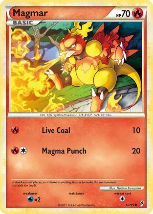 Magmar 62/95 - Call of Legends Reverse Holofoil