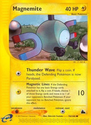 Magnemite 076 - Skyridge Reverse Holofoil - Common